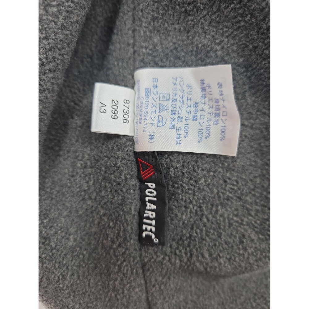 Lands End Jacket Mens Large Khaki Tan Beige Hood Fleece Lined Gorpcore Preppy - Picture 9 of 12